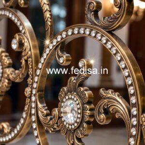 Luxury Brass Crystal Railings for Staircases CR-3313