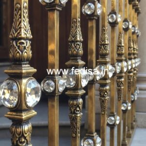 Royal Brass Crystal Railings for Premium Homes CR-3325
