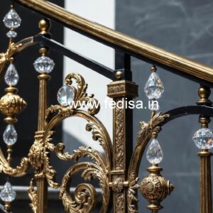 Premium Brass Crystal Railings for Design CR-3340