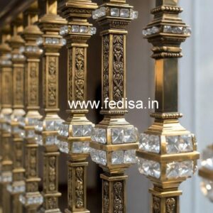 Unique Brass Crystal Railing Concepts CR-3358