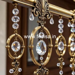 Brass Crystal Railings for Modern Villas CR-3377