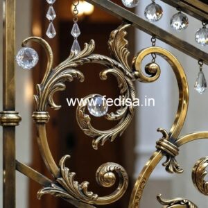 Elegant Brass Crystal Designs for Homes CR-3397
