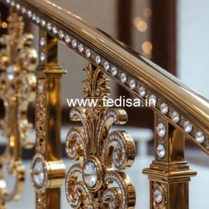 Luxury Home Decor Brass Crystal Railings CR-3400