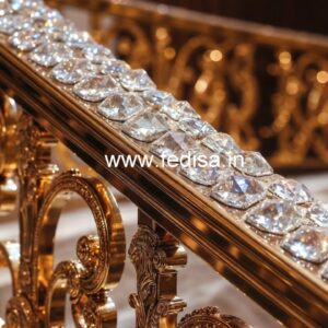 Classic Interior Brass Crystal Railings CR-3421