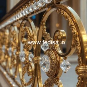 Artistic Home Brass Crystal Railings CR-3439