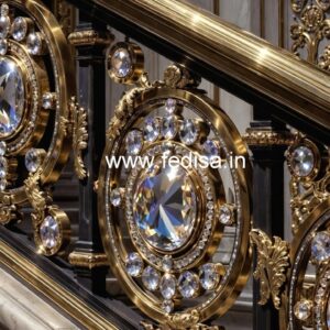 High-End Brass Crystal Railing Concepts CR-3453