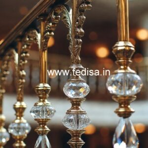 Stylish Brass Crystal Railing Designs CR-3483