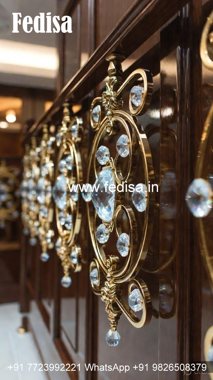 Premium Staircase Brass Crystal Designs CR-3485