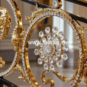 Luxury Brass Crystal Railings for Home Styling CR-3532