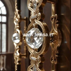Premium Brass Crystal Railings for Design Ideas CR-3533