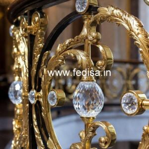 Classic Brass Crystal Railing Design Styles CR-3545