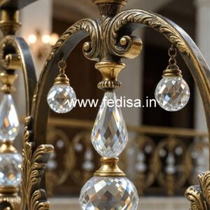 Classic Brass Crystal Railings for Homes CR-3570