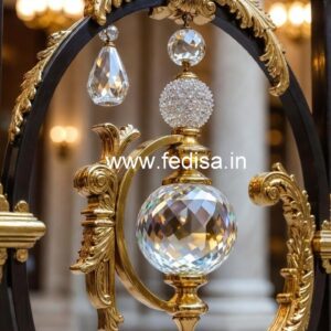 Premium Brass Crystal Railings for Luxury Design CR-3591