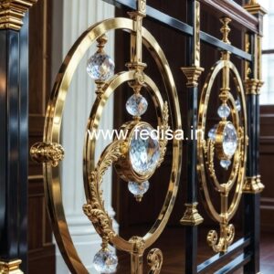 Premium Brass Crystal Railings for Decor CR-3611