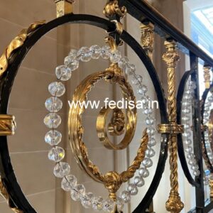Luxury Brass Crystal Railings for Staircases CR-3617