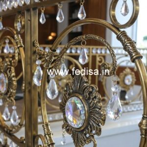 Luxury Brass Crystal Railings for Classic Homes CR-3627