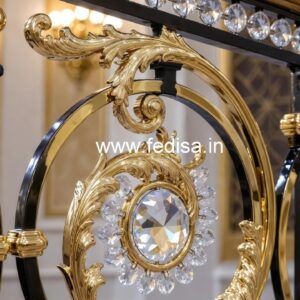 Designer Brass Crystal Railings for Elegant Homes CR-3634