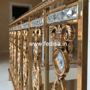 Royal Brass Crystal Railings for Modern Villas CR-3637