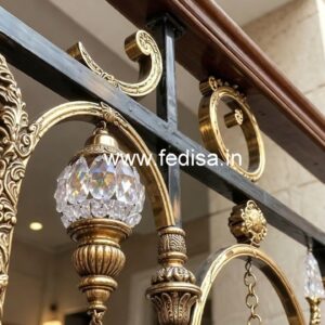 Trending Brass Crystal Railing Designs 2038 CR-3670