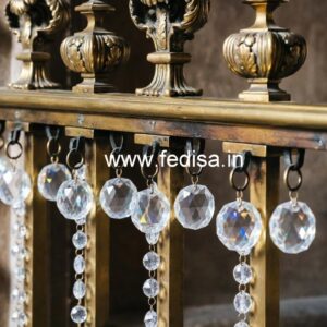 Antique Brass Crystal Railing Designs CR-3695