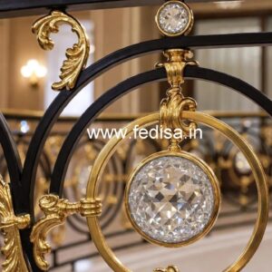 Brass Crystal Railings for Staircases CR-3712