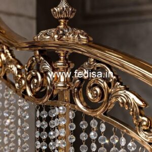 Premium Home Brass Crystal Railings CR-3714
