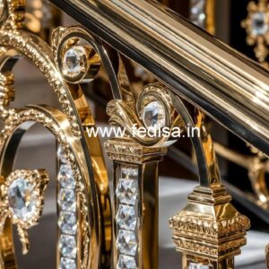 Elegant Home Decor Brass Crystal Railings CR-3717