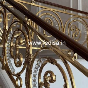 Premium Decorative Brass Crystal Railings CR-3722