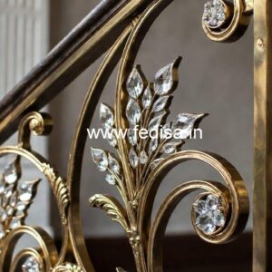 Artistic Home Brass Crystal Railings CR-3743