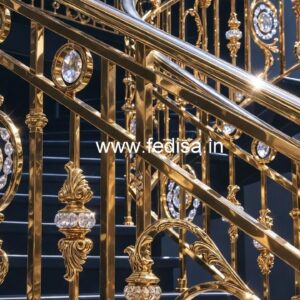 Premium Brass Crystal Staircase Decor CR-3763