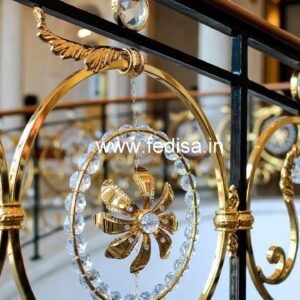 Designer Brass Crystal Railing Trends CR-3766