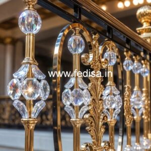 Modern Brass Crystal Railings with LED CR-3780