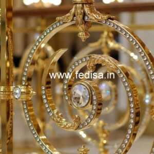 Stylish Crystal Brass Railings for Homes CR-3781