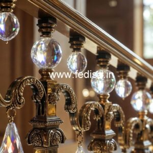 Stylish Brass Crystal Railing Designs CR-3787