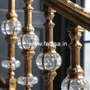 Premium Brass Crystal Railing Trends CR-3814