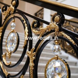 Premium Brass Crystal Railing Ideas CR-3818