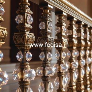 Stylish Brass Crystal Railings for Villas CR-3820