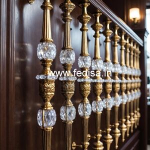 Luxury Brass Crystal Railings for Interior Inspiration CR-3840