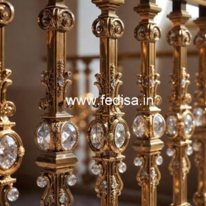 Artistic Brass Crystal Railing Concepts CR-3855