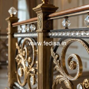 Royal Look Brass Crystal Stair Designs CR-3857