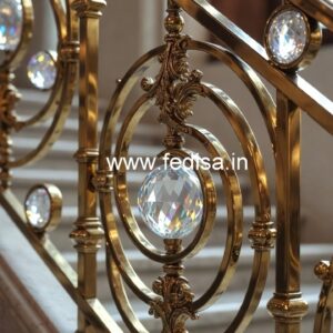 High-Class Brass Crystal Railing Styles CR-3860