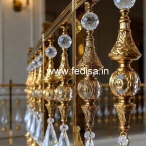 Stylish Brass Crystal Railings for Modern Interiors CR-3870