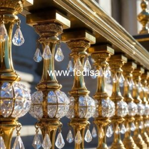 Luxury Brass Crystal Staircase Inspiration CR-3878