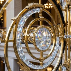Luxury Brass Crystal Railings for Home Design CR-3893