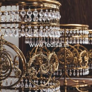 Premium Brass Crystal Railings for Projects CR-3898