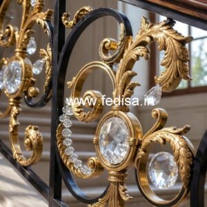 Trending Brass Crystal Railing Ideas CR-3901