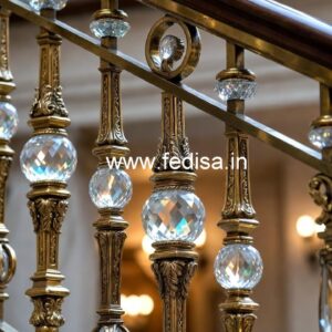 Royal Brass Crystal Railings for Modern Villas CR-3941