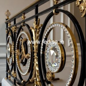 Luxury Brass Crystal Railings for Modern Living CR-3944