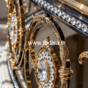 Premium Brass Crystal Railings for Design CR-3948