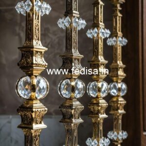 Decorative Brass Crystal Railing Ideas CR-3962